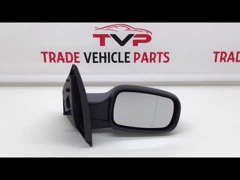 Fits Renault Clio 2005-2009 Door Wing Mirror E/H Primed Temp. Sensor Driver Side video