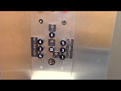 Vintage Otis Traction Elevator 1 @ UIUC Morrill Hall in Urbana, IL