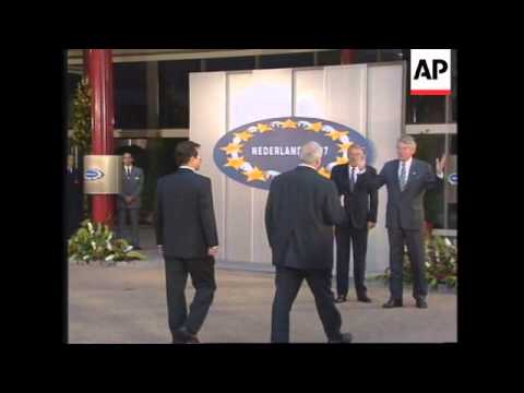 THE NETHERLANDS: EU SUMMIT: SUMMIT BEGINS
