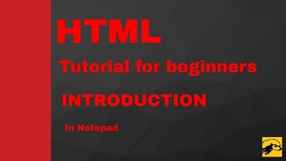 HTML tutorial for beginners #0 - Introduction