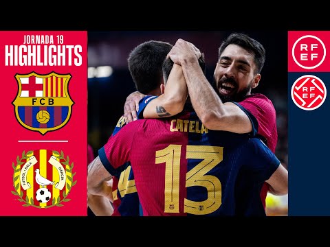 Resumen #PrimeraDivisiónFS | Barça 9-3 Industrias Santa Coloma | Jornada 19
