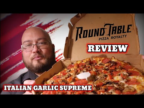 Round Table Pizza Royalty Review  - Italian Garlic Supreme!