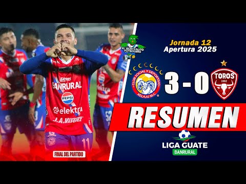 RESUMEN COMPLETO HD/ Xelajú MC 3 vs Malacateco 0 / Jornada 12 Apertura 2025