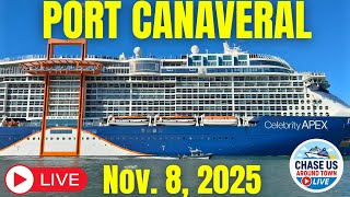 LIVE: Watching the Cruise Ships Leaving Port Canaveral LIVE! (Nov. 8, 2025)