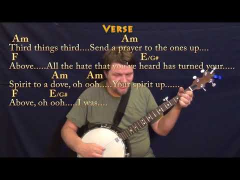 Believer (Imagine Dragons) Banjo Cover Lesson in Am with Chords/Lyrics