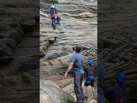 Escalada na Pedra da Arara em Macambira - Se com o grupo Escalacaju! #treino #escalada #climbing