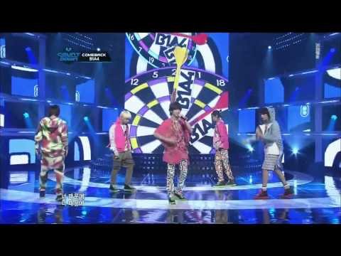 110922 B1A4 - Chu Chu Chu + Beautiful Target @ Mnet M! Countdown : Comeback Stage
