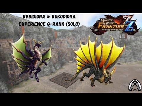 [Monster Hunter Frontier ZZ] Rebidiora & Rukodiora G-Rank | Magnetic Spike (Solo)