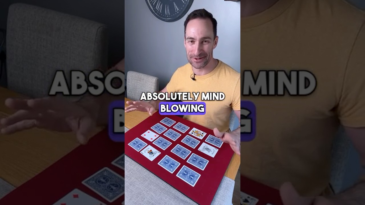 This Mind Blowing Self Working Card Trick Hits HARD!  #cardtricks #learnmagic #magic