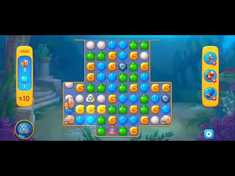 Fishdom Easy Level 11553 (with ingame lightning and bomb boosters) @choraelmin