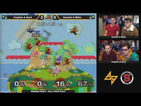The Gang: WF — Drephen & Boyd vs. Snacks! & Blake — SSBM Doubles