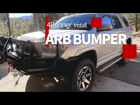 ARB Bumper Install 5th gen Toyota 4Runner (Quick instructional)