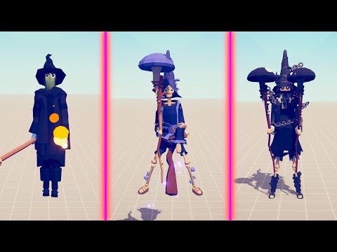 EVOLUTION OF WITCH - Totally Accurate Battle Simulator TABS
