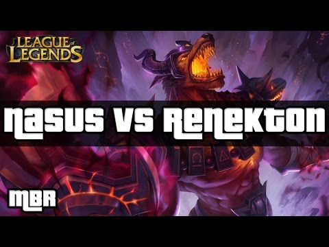 Infernal Nasus Vs Renekton (45%CDR) - Top Lane - League Of Legends - HD