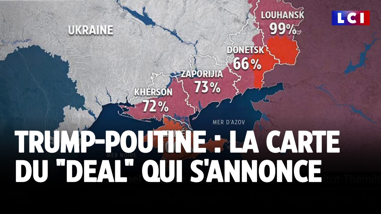 Trump-Poutine : la carte du "deal" qui s'annonce｜LCI