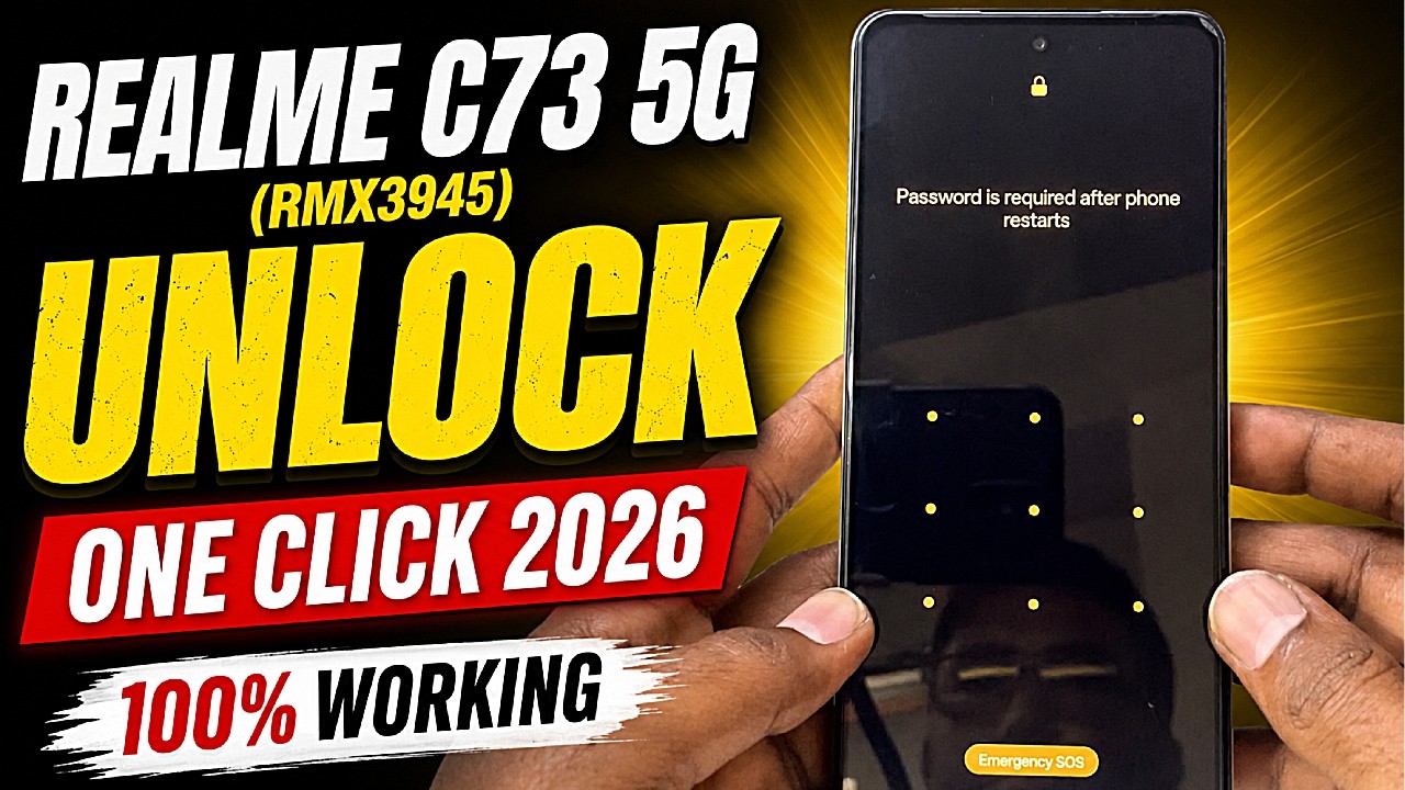 REALME C73 5G (RMX3945) UNLOCK | ONE CLICK 2026 | 100% WORKING | Latest Security Patch