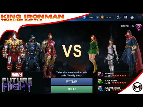 Iron Man VS Jean Grey Black Widow Doctor Strange - Timeline Battle ( Epic Battle )