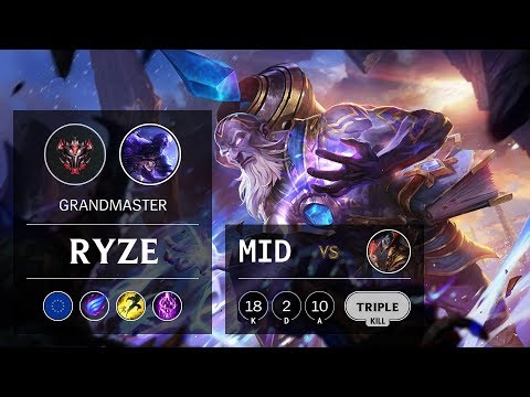 Ryze Mid vs Twisted Fate - EUW Grandmaster Patch 9.9