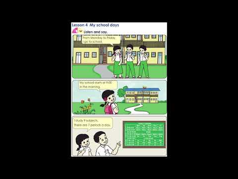 Grade - 3 {Unit - 6, Lesson - 4, My School Days} @eela-excellentenglish