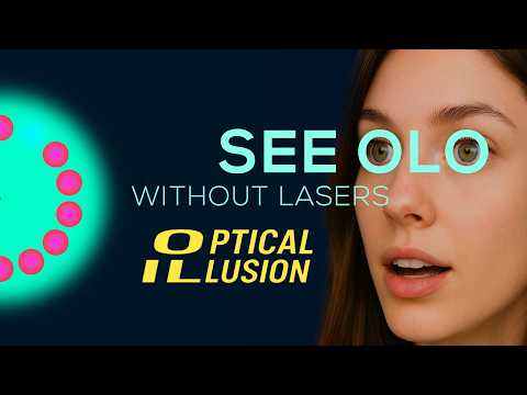 SEE OLO 💚👀 (No Lasers! Optical Illusion)