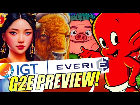 NEW SLOTS FROM IGT & EVERI! COMING SOON! G2E 2025 Slot Machine Demo Tour