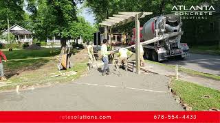 Atlanta Concrete Solutions| Bonnie Brae Park Concrete Project |  (678) 554-4433