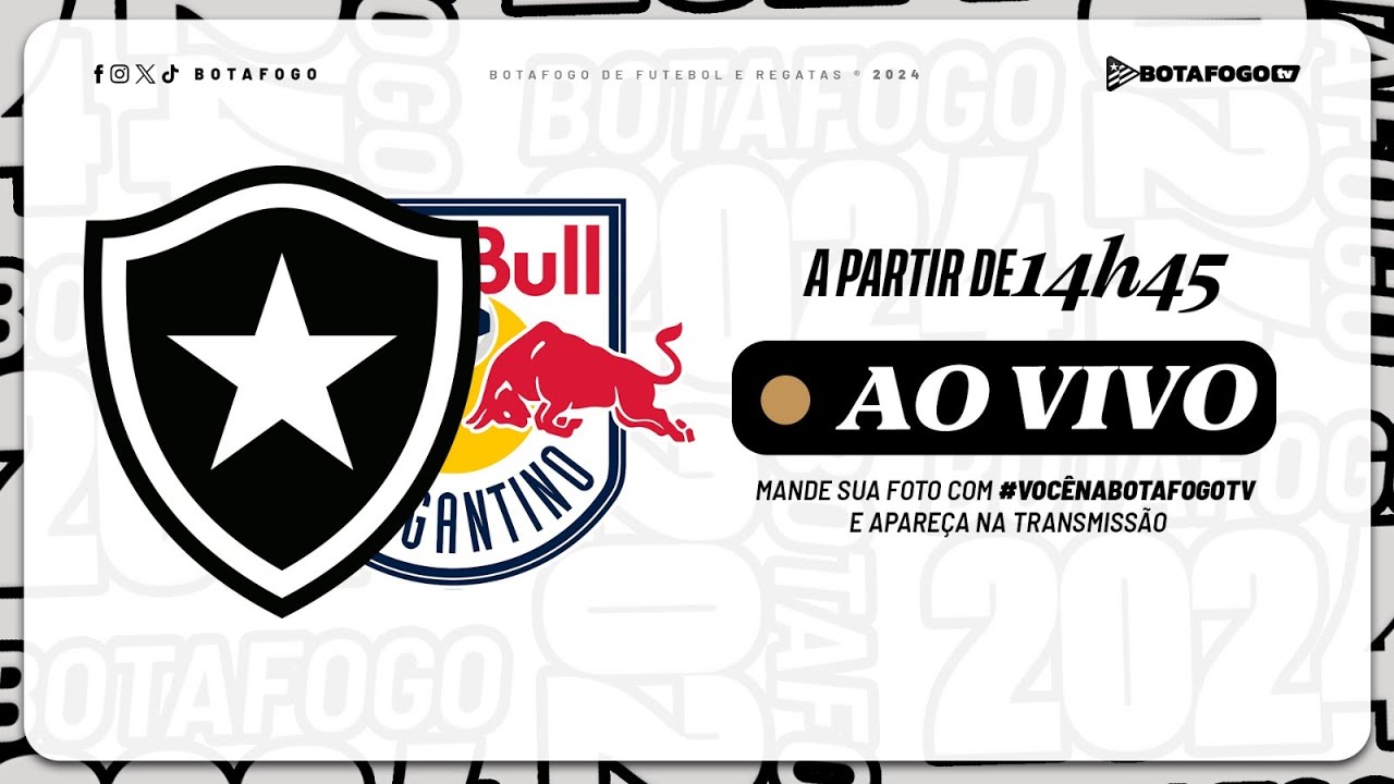 AO VIVO | Botafogo enfrenta o Red Bull Bragantino no Campeonato Brasileiro Sub-20