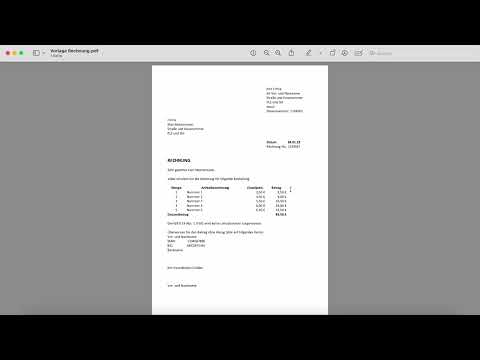 Small business invoice template Excel