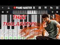 Thee Thalapathy Song Varisu Easy Piano Tutorial