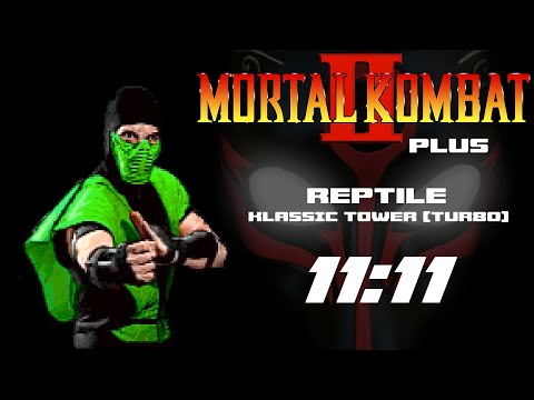 Mortal Kombat II Plus Beta II (Rom Hack) - Speedrun - Turbo - Reptile - 11:11 [First Attempt]