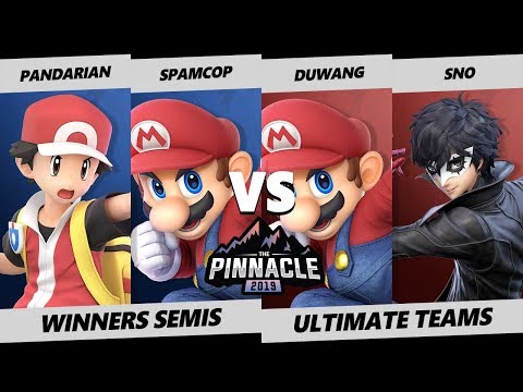 Pinnacle 2019 SSBU - Duwang & Sno Vs. Pandarian & SpamCop - Smash Ultimate Tournament Winners Semis