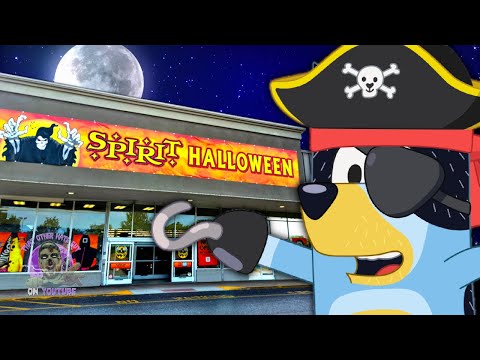 SPIRIT HALLOWEEN in Springfield Massachusetts with Bluey Costumes! | Halloween 2025