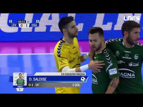 Gol Dani Saldise (0-1) Levante UD FS - Osasuna Magna. J15, 1Div. LNFS