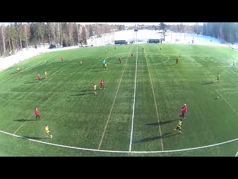 KaaPo 04 keltainen - FC Inter punainen, 3.3..2018  1.puoliaika
