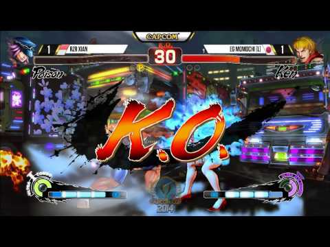 ★USFIV // EG MOMOCHI (KEN) VS RZR XIAN (POISON/GEN) // CAPCOM TOURNAMENT 2014 // GRAND FINALS!!★