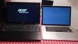 Video thumbnail for Acer Aspire V3-772G VS. MacBook Pro 2014 Boot (Acer is the Winner) by 007ger