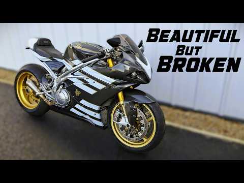Beautiful but BROKEN. Norton V4 SS Superbike in detail. Engine fault. Can Dave fix the ultra rare?