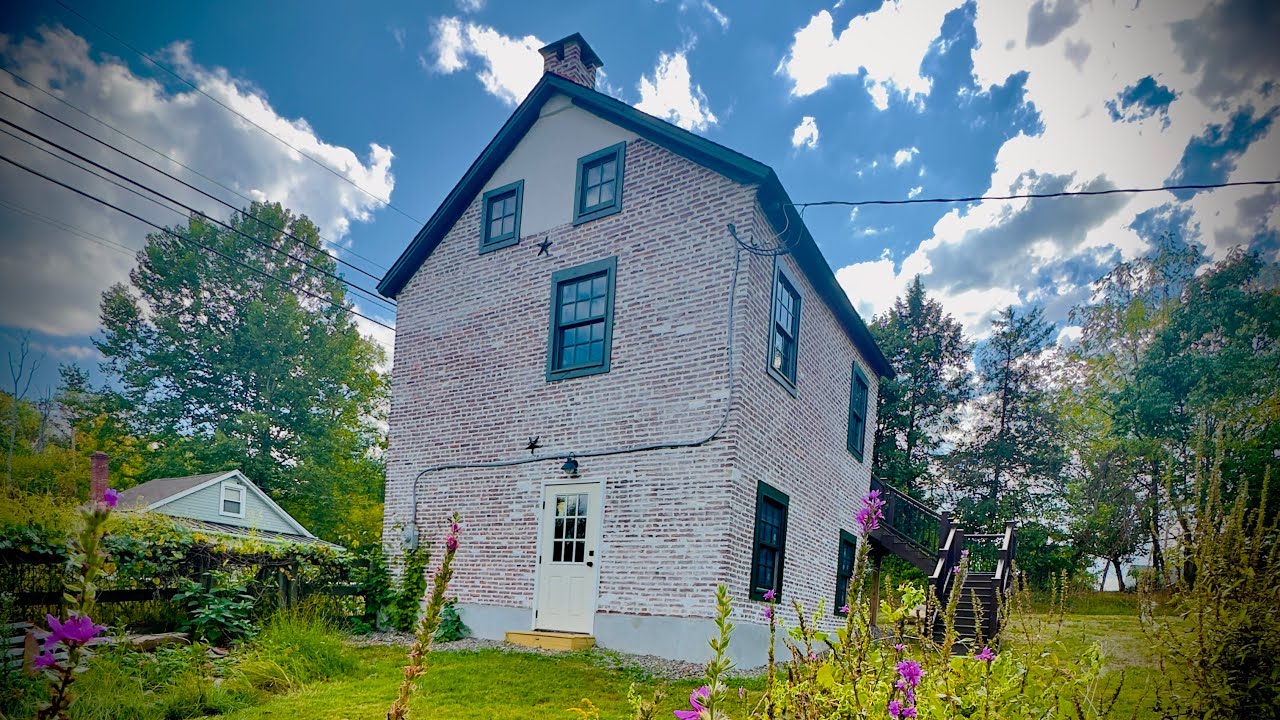 Translucent #romabioclassicolimewash as part of a full renovation over this 1800s  brick building.