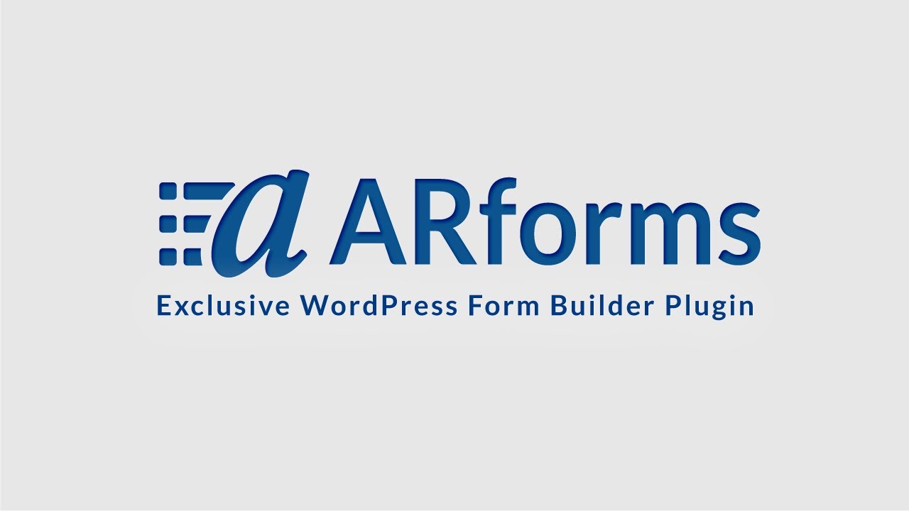 ARForms - Exclusive WordPress Form Builder Plugin