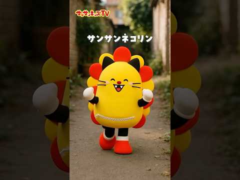 【変身】サンサンと猫が合体したら！？★サンサンキッズTV★#shorts #ai