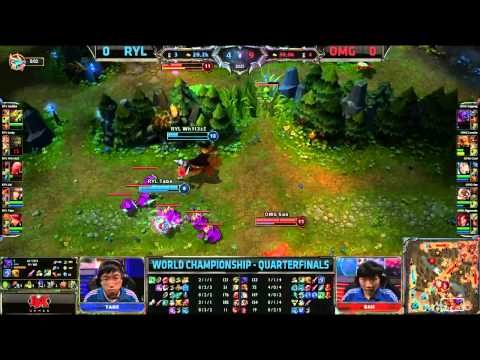 RYL vs OMG Game 1 | Royal vs OMG Worlds 2013 Quarterfinals Day 2 | S3 D2G3 VOD