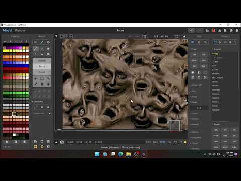 Parallax Doom - Spooky Faces