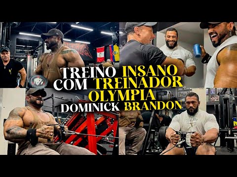 TREINO DE COSTAS INSANO COM TREINADOR OLYMPIA Feat Dominick e William