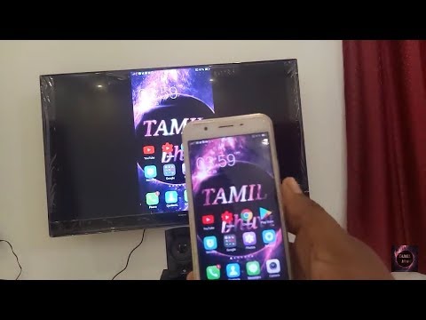How to connect mobile screen in tv