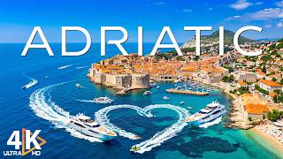 Adriatic Sea 🇭🇷 Coastal Cliffs, Medieval Villages & Mediterranean Paradise - VIDEO 4K UHD