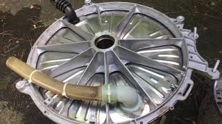 Whirlpool compact front load washer bearing repair Part 1