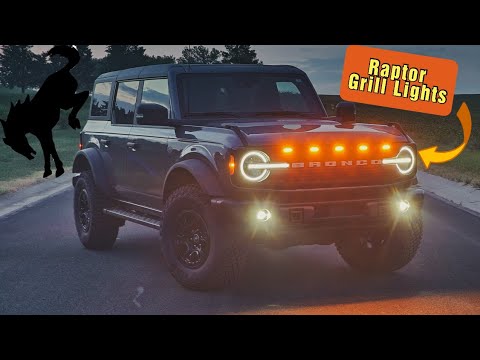 Installing Ford Raptor Grill lights On A Bronco