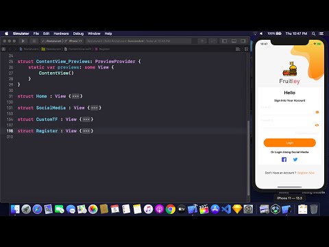 Restaurant Registration App UI Using SwiftUI - Designing Restaurant App UI Using SwiftUI