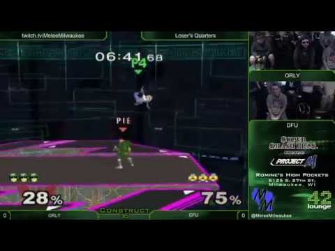 Construct 16 - ORLY (C.Falcon) vs DFU (Sheik, Falco) - Melee Loser's Quarters