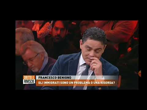 Francesco Benigno ospite al programma Dritto e Rovescio di Paolo Del Debbio